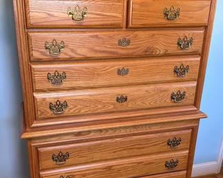 Solid Wood Six Drawer Chest By Mobel