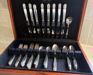 Holmes Edwards Inlaid Silver Plate Flatware Danish Princess