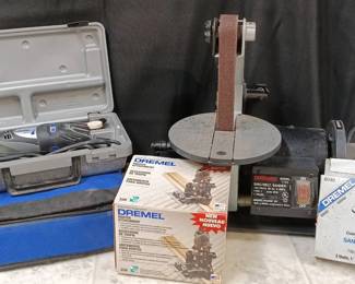 Dremel DiscBelt Sander, Dremel Router Attachment And Dremels