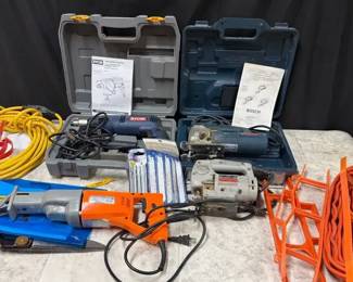 Reciprocating Saw, 12 Hammer Drill, Bosch Jigsaw And More