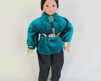 Native American Doll with Jewelry