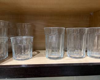 Heavy duty glasses - 6 tall/11 small