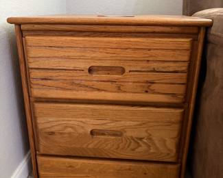 Wood end table 
