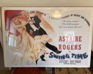 Vintage posters - Fred Astaire & Ginger Roger’s 