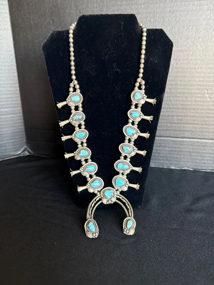 Beautiful Squash Blossom Necklace
