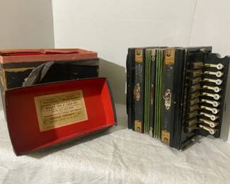 1904 Worlds Fair Edition Hohner Accordion