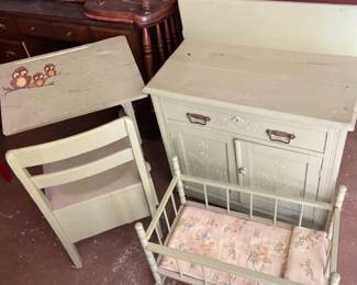 Moulthrop Writing Desk  Matching Childrens Furniture
