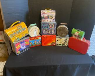 Retro Metal Lunch Boxes