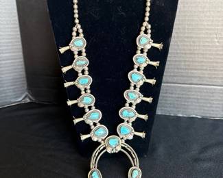 Beautiful Squash Blossom Necklace