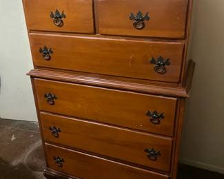 Solid Wood Seven Drawer Chest