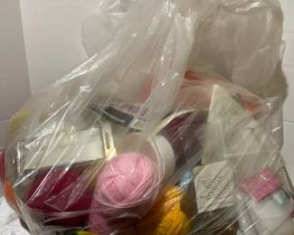 Large Mystery Bag Of Yarn  CrossStitching
