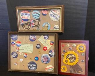 Political Pins Collection
