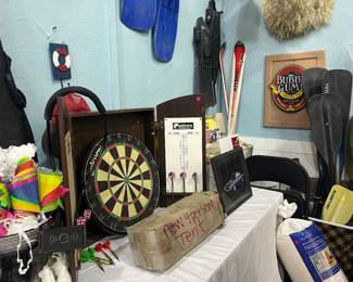 Vintage skis $99. Tent new $ 39.