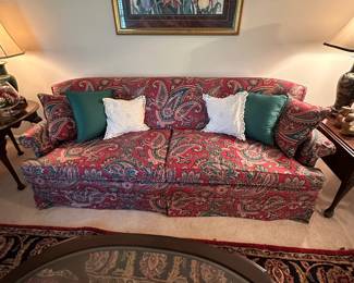 Paisley couch 