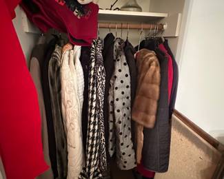 Vintage clothes apparel jackets coats shirts dresses 