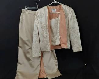 Jeffery Dara Evenings Blazer With Top And Skirt Set By Tom Barra
