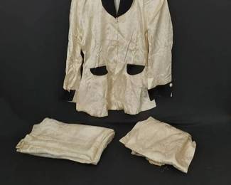 Oyanagi Co. Satin Black And White Outfit