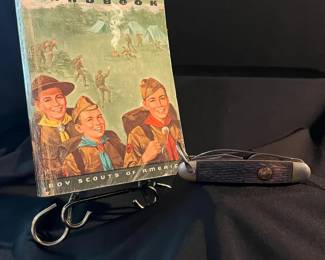 Vintage Boy Scout Manual And Ulster Utility Knife