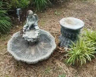 Concrete Angel Fountain