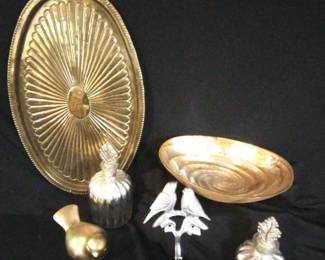 Gold And Silver Home Decor Items
