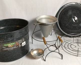 Graniteware Canner With Accessories