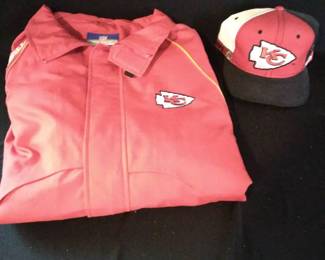 Kansas City Chiefs Red Jacket And Hat