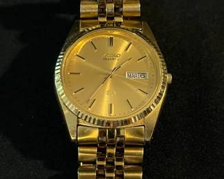 Mens Vintage Seiko SQ Watch