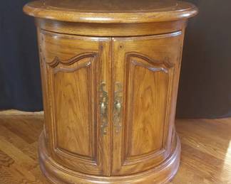 Vintage Drum Style End Table