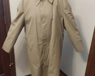 London Fog Classic Trench Coat With Faux Fur Lining
