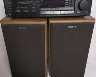 Sony AudioVideo Control Center With Speakers