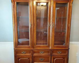 Lighted China Cabinet