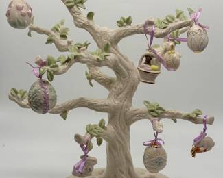 With Easter Ornaments