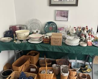 LONGABERGER BASKETS MISC. BOWLS PLATES