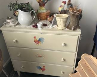 FURNITURE THREE DRAWER DRESSER MISC.