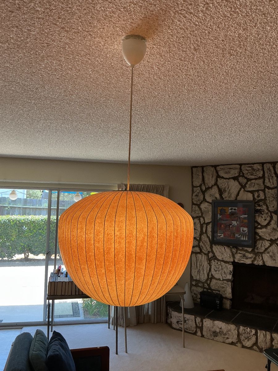 Amari/Noguchi style hanging lamp $1390