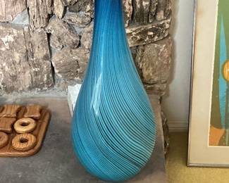 Art glass vase $225
