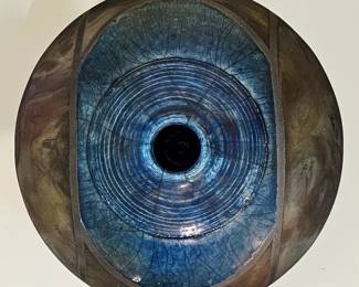 RAKU POTTERY VASE