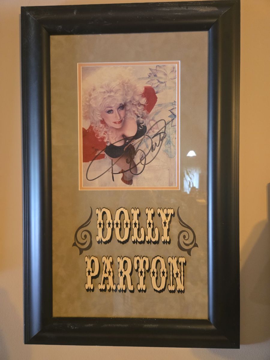 Autographed Dolly Parton Poster