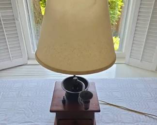 coffee grinder lamp