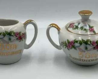 Vintage Norcrest Fine China 50th Anniversary