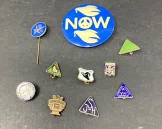 Vintage Travel Youth Hostel Pin Collectio
