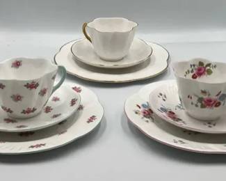 Vintage Shelley England NinePiece Bone China
