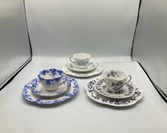 Vintage Shelley England NinePiece Bone China