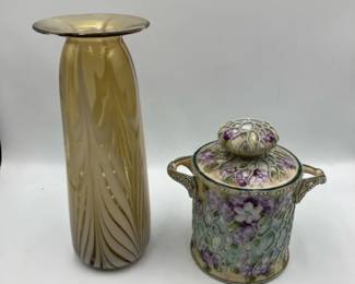 vase and cannister