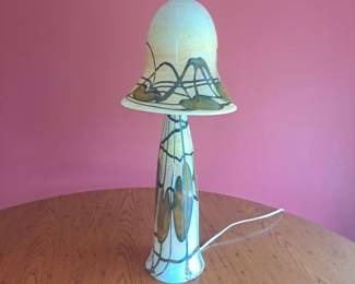 art glass lamp