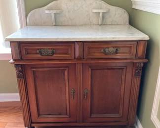 Victorian Wooden Wash Stand