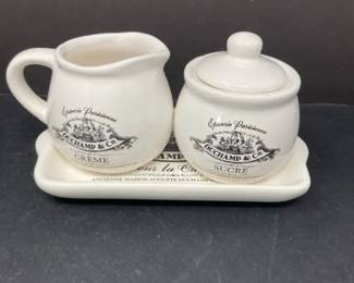sugar and creamer