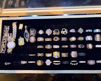 More sterling and jewelry 