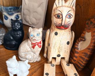 Huge cat collection pottery cat mug so cute