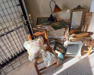 Cottage style vintage and antique decor items and art